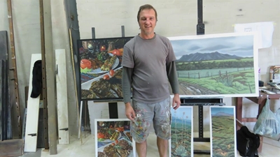 Artist makes his mark in George